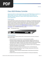 Cisco 5520 Wireless Controller Data Sheet