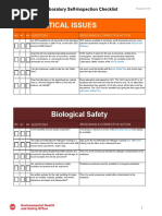 Laboratory Safety Inspection Checklist | PDF | Laboratories | Personal ...