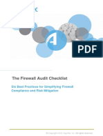 Firewall Audit Checklist