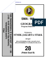 Soal Pra Ujian Nasional Geografi Sma Kode B (28) (Pak-Anang - Blogspot.com)