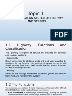 Road Classification Design