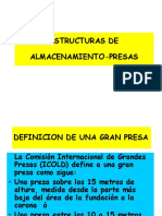 Estructuras de Almacenamiento de Presas