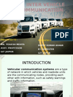 Inter Vehicle Communication