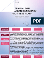 Memulai Dan Menyiapkan Bisnis Baru (Business Plan