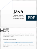 Java - Apache - Commons Math