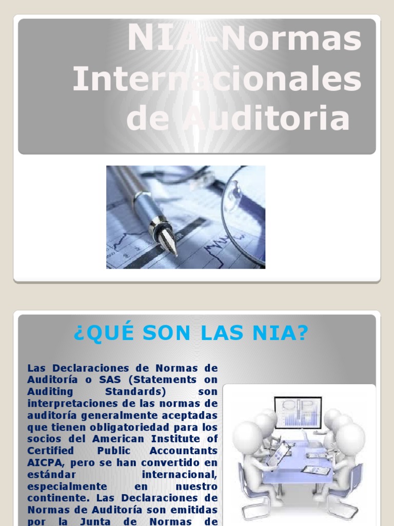 NIA Normas Internacionales de Auditoria.17 | PDF | Auditoría financiera ...
