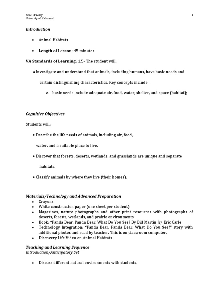 Va Standards Of Learning Science