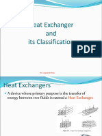 Heat Exchanger and Its Classification: Dr. Liaquat Ali Khan