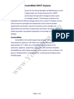 Arcelormittalswot PDF