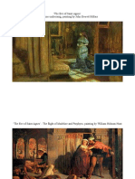 The Eve of Saint Agnes' Madeleine Undressing, Painting by John Everett Millais