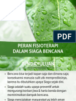 Peran Fisioterapi in Preparedness (FT Siaga Bencana)