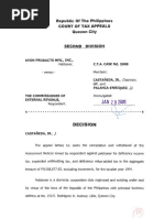 12 Avon Products Mfg. Inc. V Commissioner of Internal Revenue CTA Case No. 5908 January 20 2005