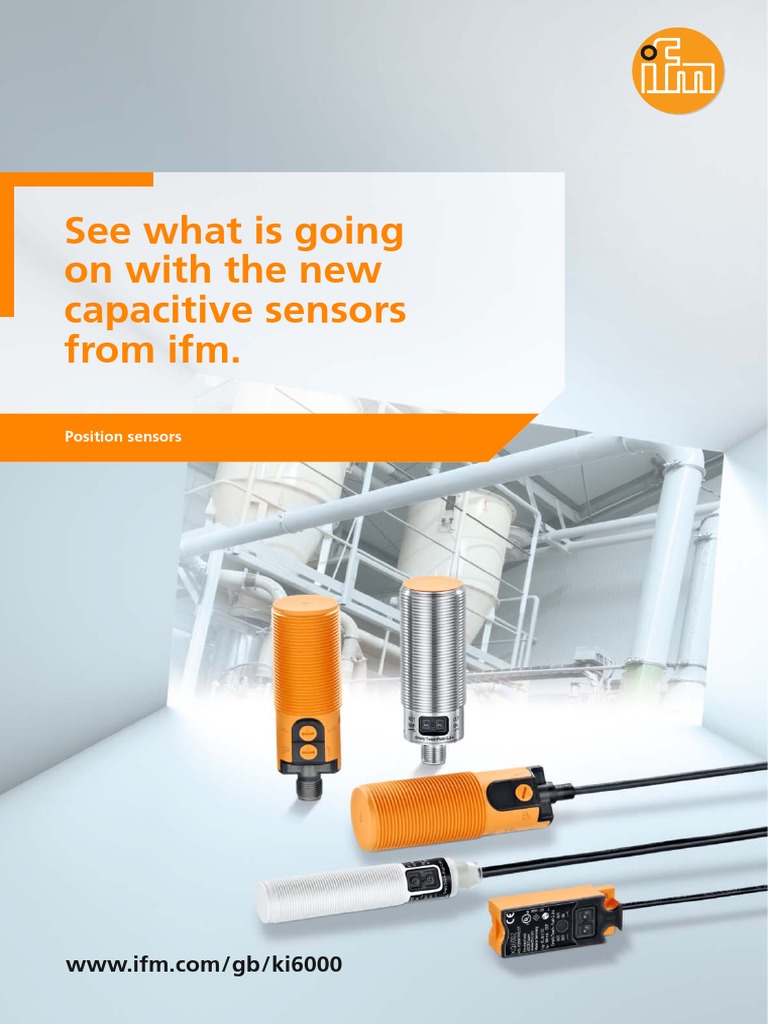 IFM Capacitive Sensors Overview | PDF | Sensor | Capacitor
