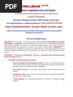 Download Similimum Ultra-  Homeopathic Software  by Chandran Nambiar K C SN34350099 doc pdf