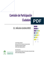 Comisión Participación Ciudadana DS. Málaga Guadalhorce, 23-03-2017
