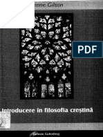 Etienne Gilson - Introducere in Filosofia Crestina PDF