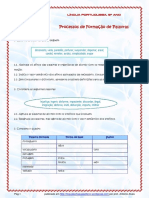 Processos de formação de palavras em português