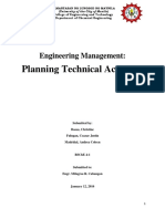 Planning Technical Activities (2)
