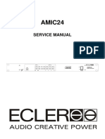 Ecler Amic24 Processor Service Manual