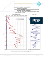 Static Cone Penetration Test No.: SCPT-1: Cone Tip Resistance and Friction Ratio vs. Depth (SCPT-1)