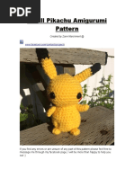 Small Pikachu Pattern