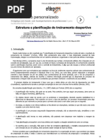 Estrutura e Planificação Do Treinamento Desportivo