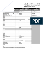 Timetable Drill Camp 2016