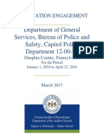 Pa. Auditor General's report on Capitol Police Ticket Office