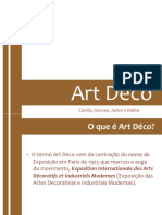 Apresentação de Art Déco