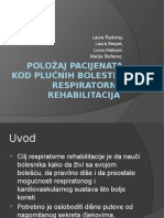 Položaj Pacijenata Kod Plućnih Bolesti Respiratorna Rehabilitacija