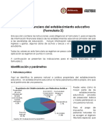 Reporte Financiero Establecimiento Educativo PDF