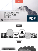 Elemen Desain Penelitian (2017) - Metodologi Penelitian - Universitas Brawijaya