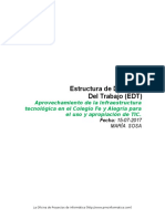 Plantilla Estructura de Desglose Del Trabajo (EDT) (2) Cristy Cristu
