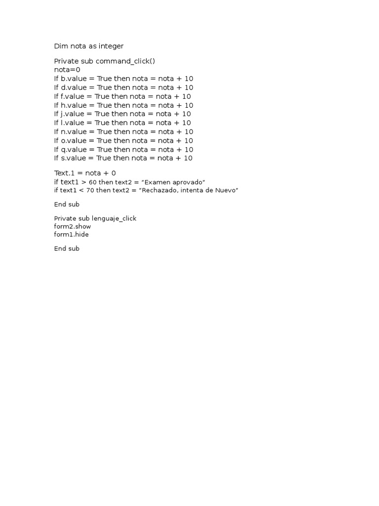 Simple Exam Scoring Script | PDF