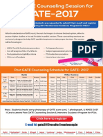 Post GATE Counseling Session 293