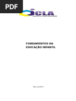 Apostila de Fundamentos Da Educacao Infantil