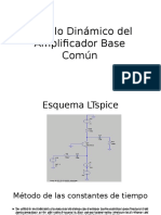 Modelo Dinámico Del Amplificador Base Común