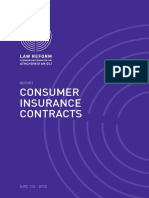 Consumer Insurance Contracts Report 2015