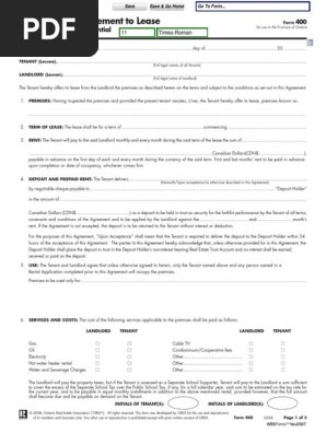 Rental Lease