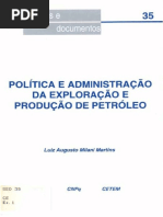 Política e Administração Da Exploração e Produção de Petróleo