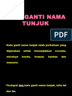 Kata Ganti Nama Tunjuk