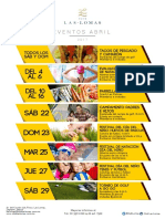 Calendario de Eventos de Abril 2017