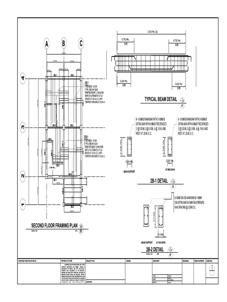 Floor Framing Plan PDF | PDF