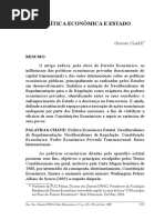 Clark. Política Econômica e Estado
