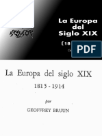 La Europa Del Siglo XIX- Geofrey Bruun