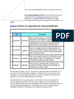 Matriz de Responsabilidades