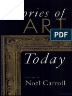 Carroll, Noel - Theories of Art Today PDF