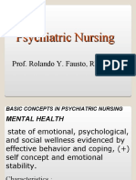 Psychiatric Nursing Notes by Dr. Fausto
