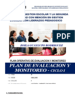 Plan de Monitoreo