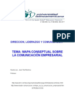 VILLA - RAMIREZ - JOSE - S1 - T.I, 1 - Mapa Conceptual Sobre La Comunicación Empresarial